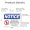 Signmission No Admittance Employees Only OSHA Notice Sign, Aluminum, 10in W x 7in L, 2PK OS-2PACK-NS-A-710-L-15983 - alternate 4